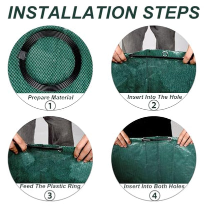 72-Gallon Reusable Yard Waste Bags 4 Pack
