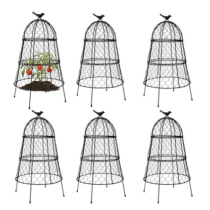 Garden Cloches for Plants, Large Plant Protectors from Animals, Pack 6 - size: Pack of 6