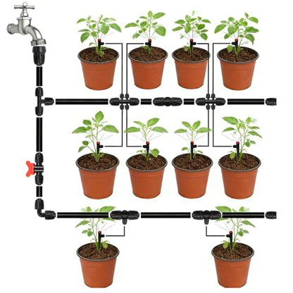 12 Pack 1/2 Inch Drip Irrigation Coupling Fittings (1/2" ID x 0.6-0.65" OD), 1/2'' Dripline Barbed Coupler Connectors with Anti-Drop Lock Nuts for Garden Lawn Irrigation System Connection - size: 1/2" Nut Coupling-12P