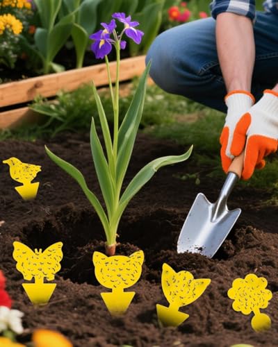 Sticky Traps for Flying Insects -20 PCS Yellow Sticky Traps - color: Color H-20PCS