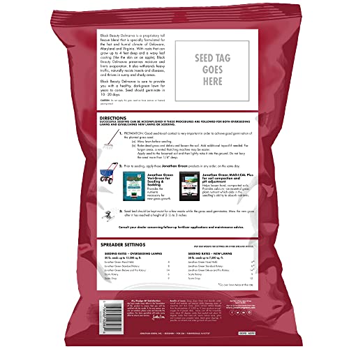 Jonathan Green Black Beauty Delmarva Grass Seed - 50 lb - size: 50 lb