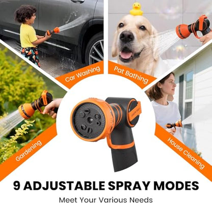 Giraffe Tools Retractable Garden Hose Reel Auto Rewind Wall Mount 1/2"100FT - size: 1/2''100ft Swivel Bracket