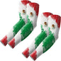 ROXUN Arm Sleeves Cooling UV Sun Protection Sport Compression for Men Women - color: 2 Pairs Mexico Flag-2