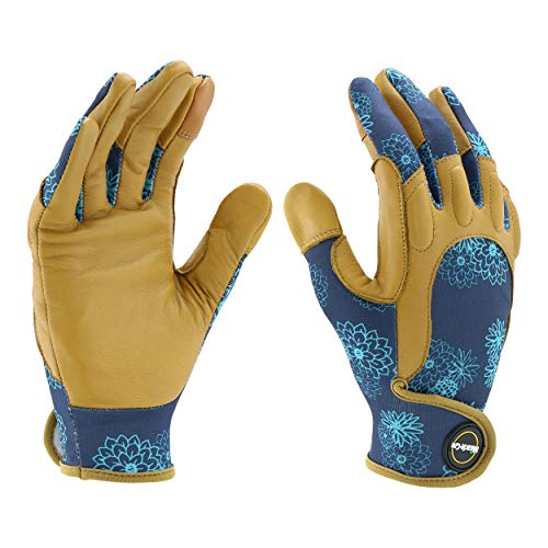 Miracle-Gro MG86213/WML Premium Goatskin Padded Palm Gloves - size: Small (Pack of 1)