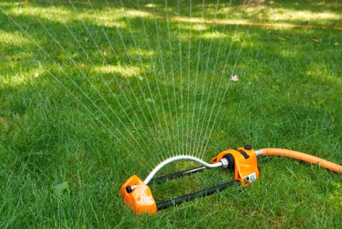 Dramm 15001 ColorStorm Premium Metal Brass Nozzle Jets, Yellow Oscillating Sprinkler - color: Yellow