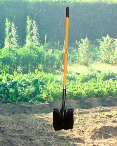 Ashman HeavyDuty Digging Shovel (1 Pack) 47-Inch Lond Handle with Trenching Blade and durable Handle - Ideal for Garden, Landscaping, Construction, Masonry - Perfect for Digging Soil, Dirt, and Gravel - size: 1 Pack, style: Digging Shovel Long Handle