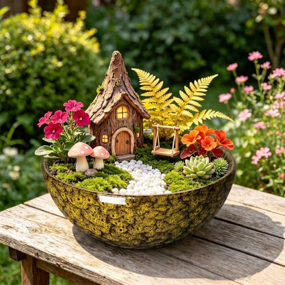 Succulent Pots, 10 Inch Ceramic Bonsai Pots, Yellow Leopard - color: Yellow Leopard-1, size: 10 Inch