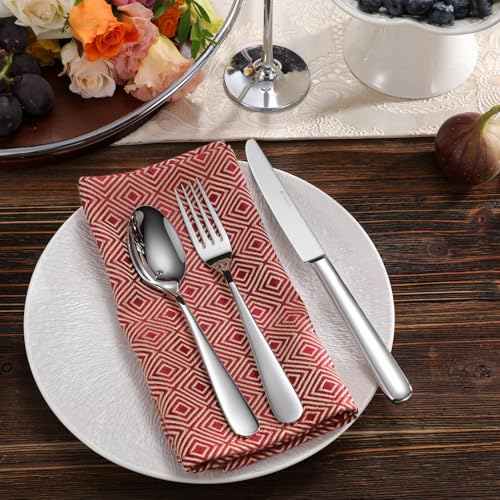 KEAWELL Premium Louise 4-Piece 18/10 Dinner Fork Set (8" Dinner Fork) - size: 8" Dinner Fork
