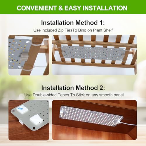 10-Pack Panel Grow Lights for Seed Starting,Veg, Bonsai,Seedling - size: Panel Grow Light(10Pack)