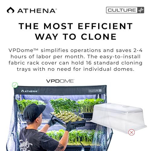 Athena Culture VPDome Propagation Dome Rack Cover for 16 Clone Trays