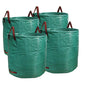 Professional 4-Pack 132 Gallon Gardening Bags for Lawn Yard, Extra Large Reusable Leaf Bags, Waste and Trash Container - size: 4 Count (Pack of 1)