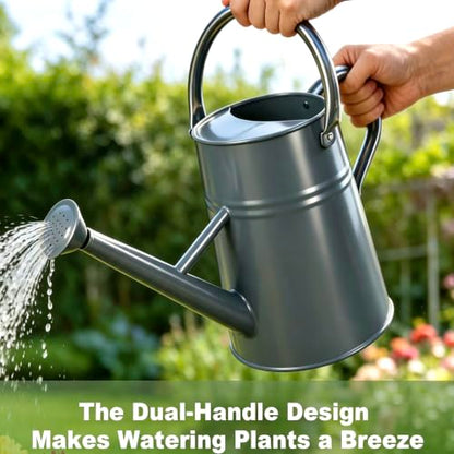 1.5 Gallon Large Watering Can for Outdoor&Indoor Plants - color: Gray