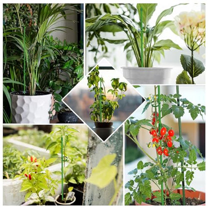 20 Pcs Plant Support Stakes, 12.83 inch Indoor Plant Stakes Adjustable
