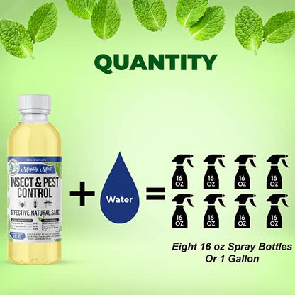 Mighty Mint Peppermint Oil Insect Repellent Concentrate, 8 oz - size: 8 Fl Oz (Pack of 1)