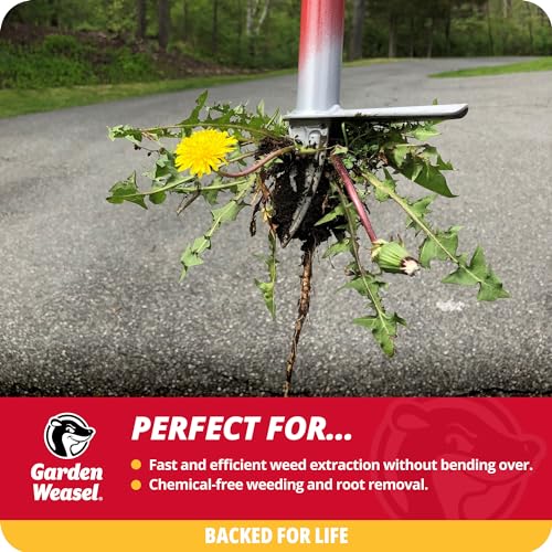 Garden Weasel WeedPopper Stand Up Weed Puller Tool for Dandelion Crabgrass