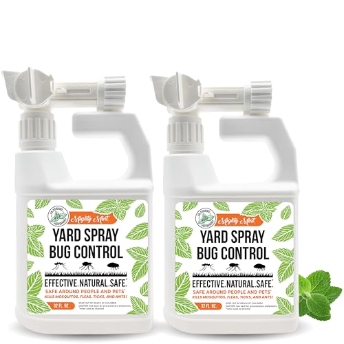 Mighty Mint Peppermint Oil Lawn & Yard Bug Control Spray, 32 oz, Pack of 2 - size: 32 Fl Oz (Pack of 2)