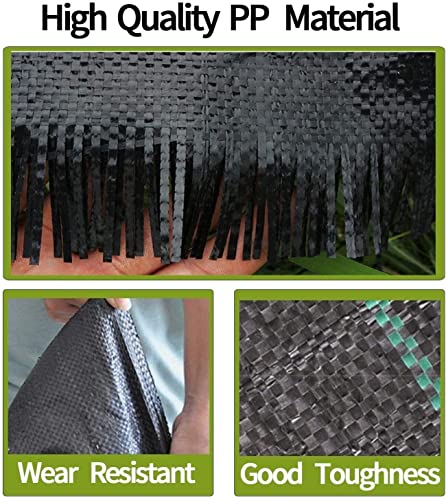 Driveway Fabric,Weed Barrier Landscape Fabric 6FTX300FT 3.2oz - size: 6X300 FT