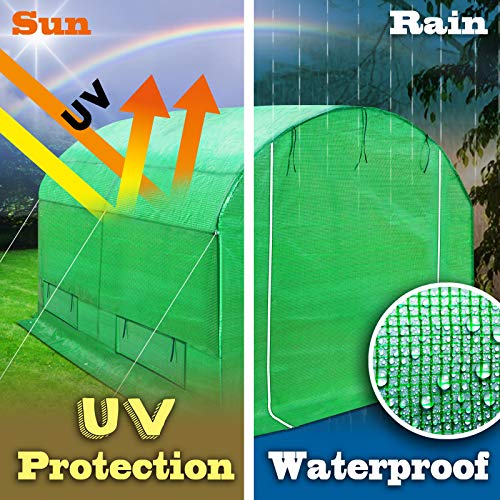 BenefitUSA Replacement Cover for Greenhouse (10'x7'x6') - size: 10'x7'x6'