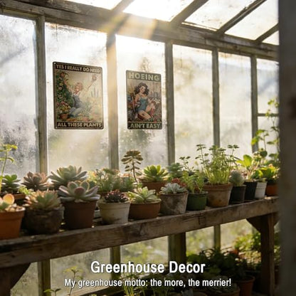 Funny Garden Decor I Really Need All These Plants Tin Sign - color: All Need These Plants