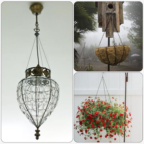 4PCS 20In Hanging Basket Chains, Chains for Hanging Baskets, Hanging Plant