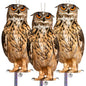 Owl to Keep Pigeons Away, 3 Pack Fake Owls to Scare Pigeon - color: Angry Owls 3pc