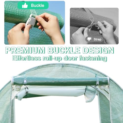 Aoodor 10'X7'X7' Greenhouse Replacement Cover - size: 10'X7'X7'
