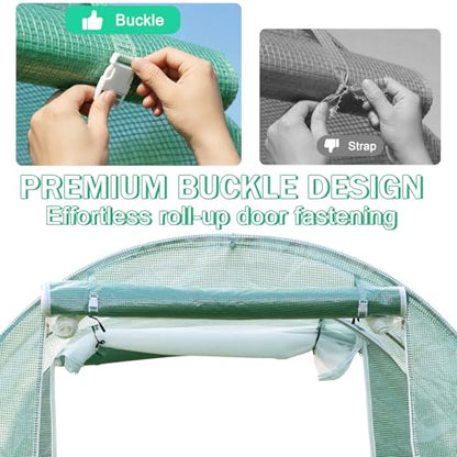 Aoodor 10'X7'X7' Greenhouse Replacement Cover - size: 10'X7'X7'
