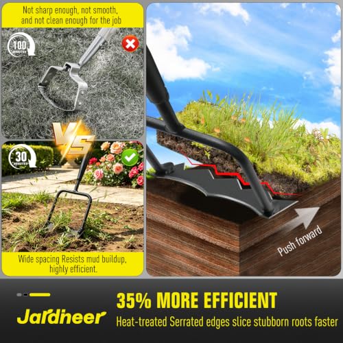 Jardineer Stirrup Hoe Garden Tool for Weeding