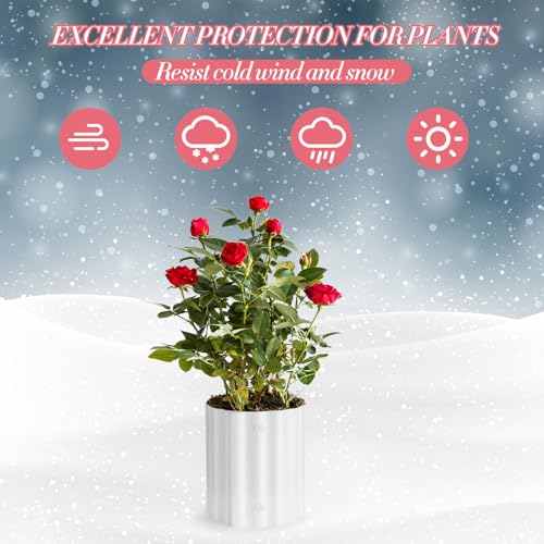 Queekay 20 Pcs Rose Cones Winter Protection Plant Covers Outdoor,White