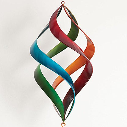 Bits and Pieces Enameled Rainbow Wind Spinner - Sun Catcher