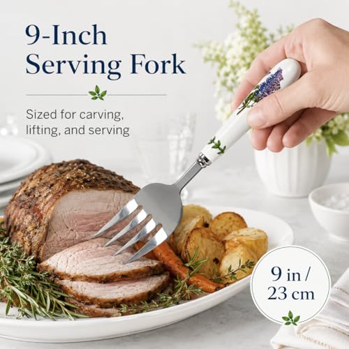 Portmeirion Botanic Garden Stainless Steel Serving Fork
