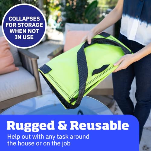 DURASACK Heavy Duty Storage Tote Bag 22-Gallon, Lime Green - color: Lime Green, size: Single