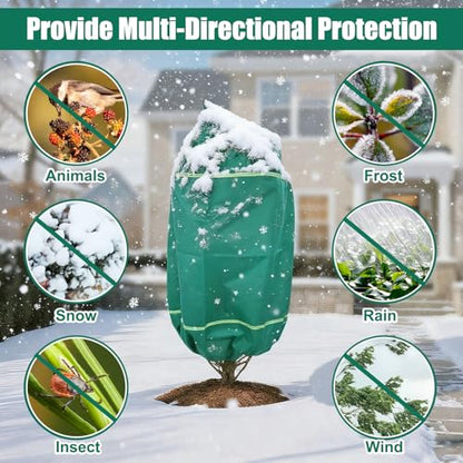 IC ICLOVER Plant Covers Freeze Protection, 47"x71" Frost Blankets, 4 Pack - size: 47"x71", 4-Pack