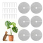 Plant Pot Grids 15.7 Inch Cuttable Soil Cover Protector from Animals - color: 6pcs