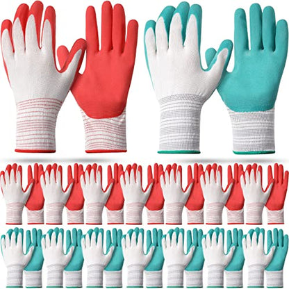 Potchen 20 Pairs Garden Gloves for Women, Ladies' Gardening Gloves Bulk