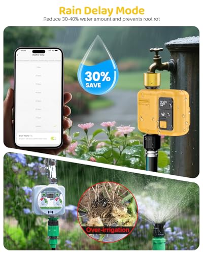 WiFi Water Timer 1 Zone for Garden Hose, 2-Pack - size: 2 Pcs