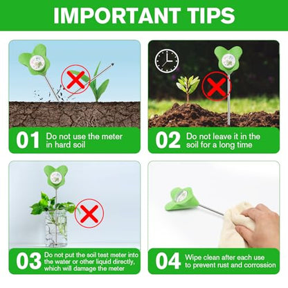 UNIWA Soil Moisture Meter, Plant Meter for House Plants and Indoor Plants - color: 1Pack