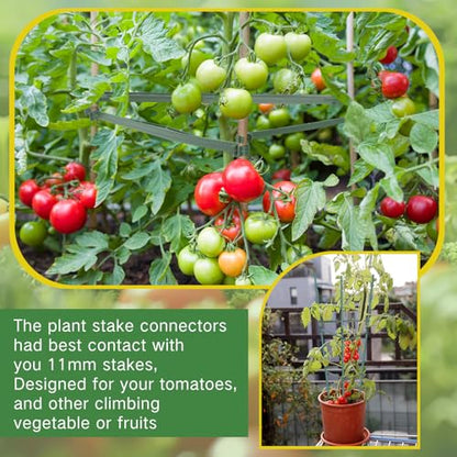 200 Pcs Plant Stake Arm for Tomato Cage, 11.8",16mm - size: 11.81in×0.43in