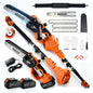 VANKERY Electric Pole Saws for Tree Trimming, 8-Inch Cordless Pole Saw