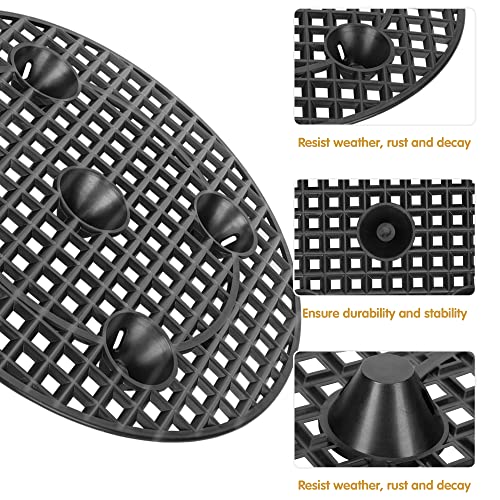 6 Pcs Big Potted Plant Stands, 12 Inch Patio and Deck Floor Protector