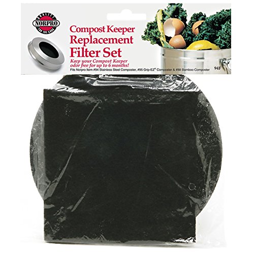 Norpro 94F 2-Piece Composter Filter Refills Set - style: 94F 2-Piece Composter Filter Refills
