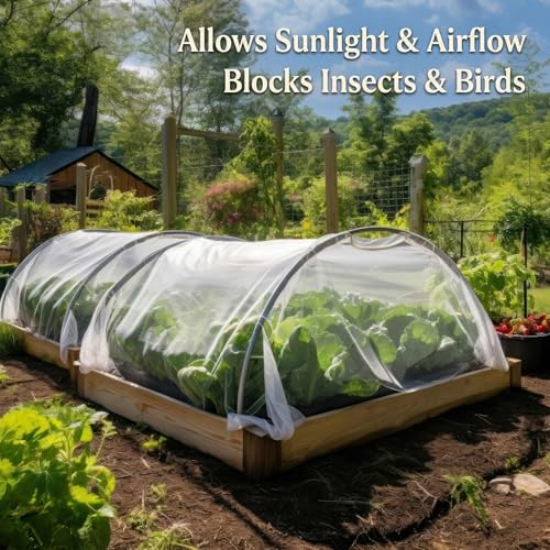 Garden Netting Cover for Bird, Insect & Bug Protection | 10x30 FT Fabric - size: 10x30 FT