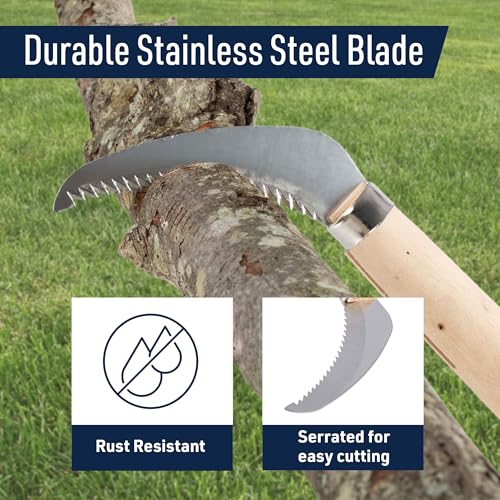 Kings County Tools Japanese Saw Hand Saw Root Cutter, 8”