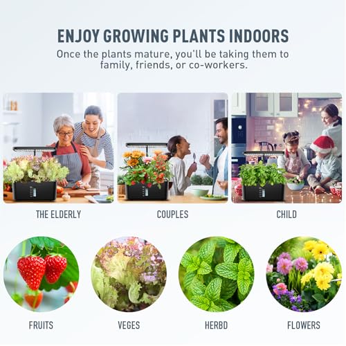Ahopegarden 120 Pcs Seed Pod Kit for Aerogarden, Highly Breathable Hydroponics Replacement Pods Compatible with Most Indoor Hydroponic Systems,120 Grow Sponges & 120 Pod Labels - style: 120Pcs Hydroponic Pod kits