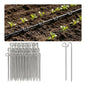 Thiswing Drip Irrigation Tubing Stakes, 30 Pack Hose Hold Downs for Garden - size: 30PCS