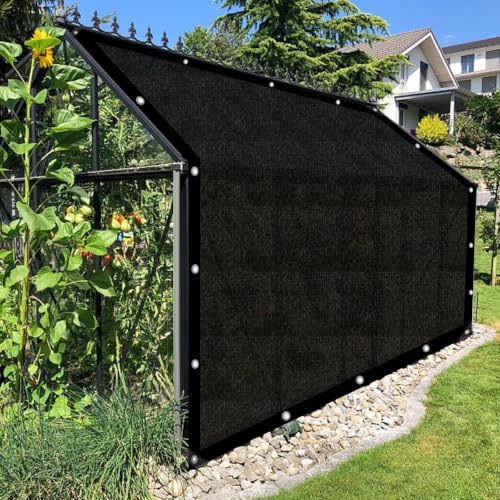 40% Shade Cloth 5×12FT HDPE Sun Shade Net with Grommets - color: 40%Black, size: 5×12FT