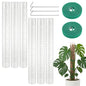 6 Pcs Plastic Moss Pole for Monstera 6×24'' Plant Poles for Climbing Plants Shaped Plant Support Indoor Use with Sphagnum Moss for Climbing Plants Work 24 Inch