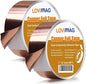 LOVIMAG Copper Tape (1inch X 66 FT) 2 Pack HVAC Foil Anti Tarnish Strips - size: 1inchx66ft-2pack