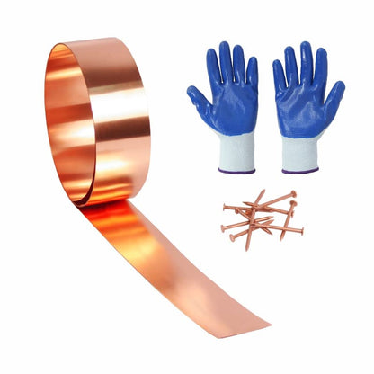 Copper Flashing 99.95% Pure - 16 Oz 24 Gauge 0.5mm Thickness - 10 Feet Length Copper Roll in Various Widths – Contractors & DIY Projects (24 Ga, 3" Width x 10 FT) - size: 24 Ga, 3" Width x 10 FT