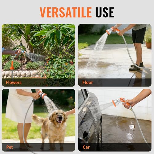 Retractable Garden Hose Reel 5/8 inch x 100 ft Wall Mounted - color: Black, size: 5/8"-100FT
